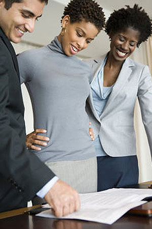 photo: man on computer